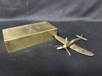 Lot 423 - LOT OF BRASS WARES including cannons, bells,...