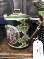 Lot 489 - GERMAN PART TEA SERVICE