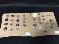 Lot 501 - GOOD LOT OF R.A.F SWEETHEART BADGES along with...