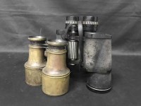 Lot 518 - PAIR OF BINOCULARS AND A PAIR OF FIELD GLASSES