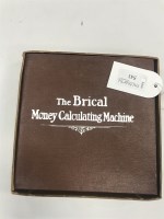 Lot 541 - THE BRICAL MONEY CALCULATING MACHINE