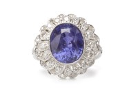 Lot 35 - CERTIFICATED NATURAL COLOUR CHANGE SAPPHIRE...
