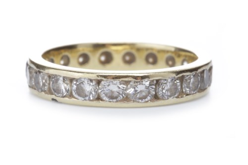 Lot 165 - DIAMOND FULL ETERNITY RING set with round...