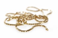 Lot 265 - BOX LINK CHAIN NECKLACE approximately 60cm...