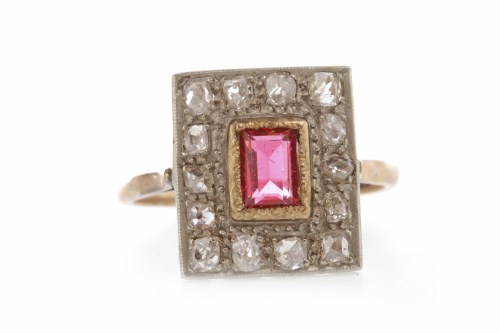 Lot 291 - EIGHTEEN CARAT ROSE GOLD DIAMOND AND GEM SET...