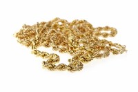 Lot 314 - ROPETWIST CHAIN NECKLACE approximately 82cm...