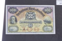 Lot 503 - THE NATIONAL BANK OF SCOTLAND £100 ONE HUNDRED...