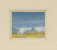 Lot 2362A - * ROBERT INNES, THE WAVE oil on board, signed,...