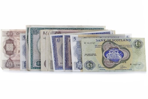 Lot 545 - GROUP OF VARIOUS UK BANKNOTES including three...