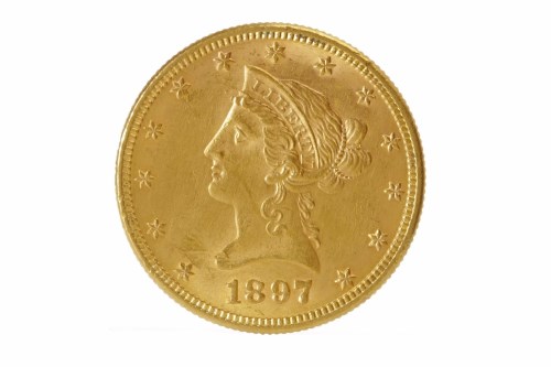 Lot 566 - GOLD USA DOLLAR DATED 1897 16.8g