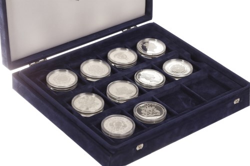 Lot 573 - GROUP OF VARIOUS SILVER PROOF COINS some to...
