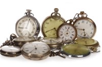 Lot 761 - GROUP OF VARIOUS POCKET WATCHES including a...