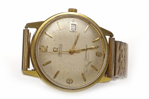 Lot 766 - GENTLEMAN'S OMEGA SEAMASTER GOLD PLATED AND...