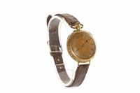 Lot 826 - LADY'S EIGHTEEN CARAT GOLD MODIFIED FOB WATCH...