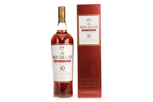 Lot 1001 - MACALLAN CASK STRENGTH 10 YEARS OLD - ONE...