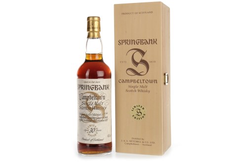 Lot 1020 - SPRINGBANK MILLENNIUM COLLECTION AGED 30 YEARS...