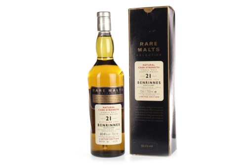 Lot 1045 - BENRINNES 1974 RARE MALTS AGED 21 YEARS Active....
