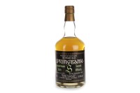 Lot 1052 - SPRINGBANK 1973 RUM BUTT AGED 18 YEARS Active....