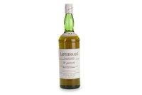 Lot 1055 - LAPHROAIG UNBLENDED 10 YEARS OLD Active. Port...