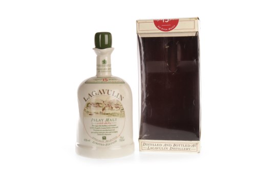 Lot 1195 - LAGAVULIN WHITE HORSE DECANTER AGED 15 YEARS...