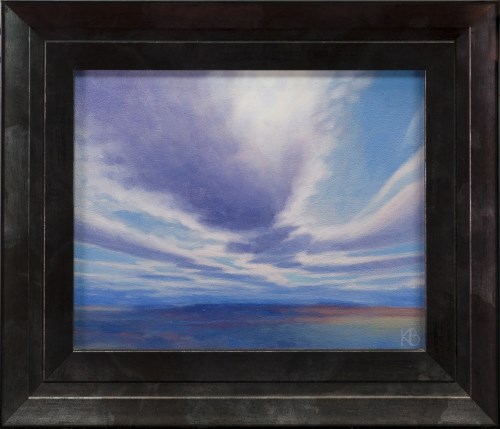 Lot 186 - * KEN BUSHE CLOUD STUDY ANGUS oil on canvas...