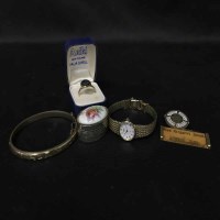 Lot 21 - LOT OF COSTUME JEWELLERY including a pocket watch