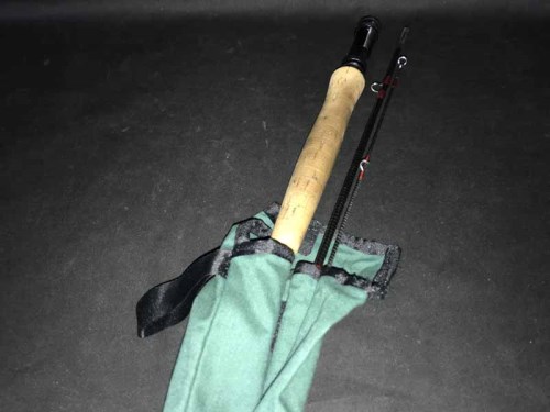 Lot 40 - ORVIS GRAPHITE FISHING ROD WITH BAG AND TUBE