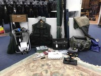 Lot 108 - COLLECTION OF FISHING EQUIPMENT including rods,...