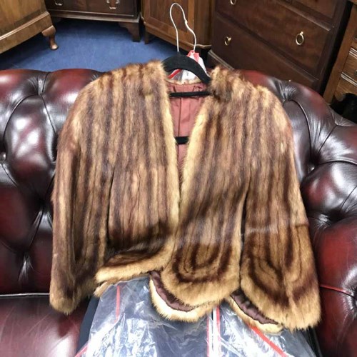 Lot 135 - CANADIAN FUR STOLE along with eight suit...