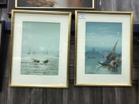 Lot 136 - PAIR OF OIL PAINTINGS OF VENICE signed...