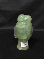 Lot 156 - 19TH CENTURY CHINESE CRYSTALITE BUST OF GUANYIN