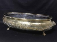 Lot 165 - LOT OF SILVER PLATED WARE comprising two large...