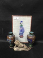 Lot 175 - LOT OF EAST ASIAN ITEMS including two...
