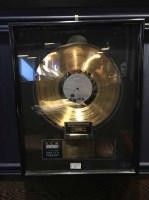 Lot 215 - R.E.M GOLD SALES AWARD for the album 'Lifes...