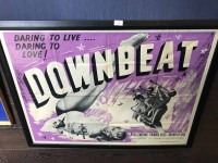 Lot 256 - DOWNBEAT POSTER framed and under glass