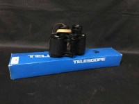 Lot 266 - TWO TELESCOPES boxed, with tripod; along with...