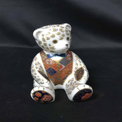 Lot 303 - ROYAL CROWN DERBY PAPERWEIGHT modelled as a...
