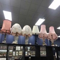 Lot 350 - LOT OF FIVE VARIOUS TABLE LAMPS