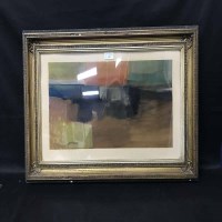Lot 415 - ABSTRACT DRAWING BY JAMES SMITH framed and...