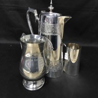 Lot 439 - LOT OF SILVER PLATED ITEMS including salver,...