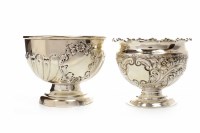 Lot 893 - VICTORIAN SILVER SWEETMEAT BOWL maker Levesley...