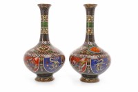 Lot 1001 - PAIR OF EARLY 20TH CENTURY CHINESE CLOISONNE...