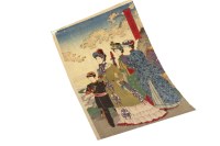 Lot 1026 - KOBAYASHI KIYOCHIKA (JAPANESE 1847-1915)...