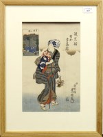 Lot 1029 - ATTRIBUTED TO KUNISADA (JAPANESE 1786-1865)...