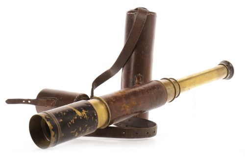 Lot 1406 - LATE 19TH CENTURY FOUR DRAW TELESCOPE BY ROSS...