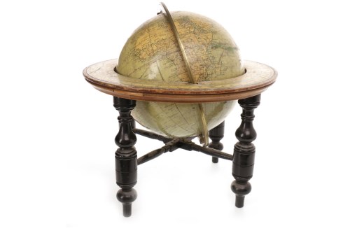 Lot 1428 - VICTORIAN TERRESTRIAL TABLE GLOBE BY...