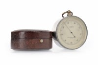 Lot 1457 - EARLY 20TH CENTURY TRAVEL BAROMETER by Thomson,...