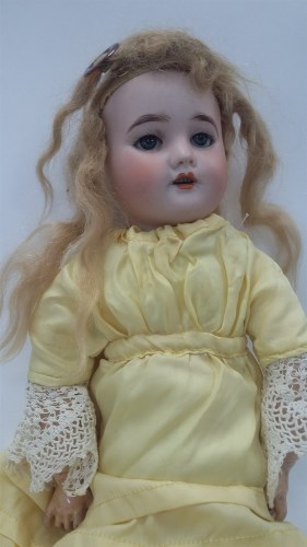 Lot 1618 - BISQUE HEADED DOLL BY S.F.B.J. PARIS closing...
