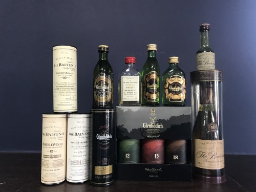Lot 37 - LOT OF BALVENIE AND GLENFIDDICH WHISKIES...