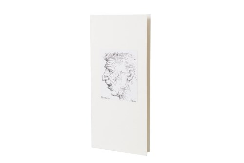 Lot 93 - * PETER HOWSON OBE, CHRISTMAS CARD pen on...